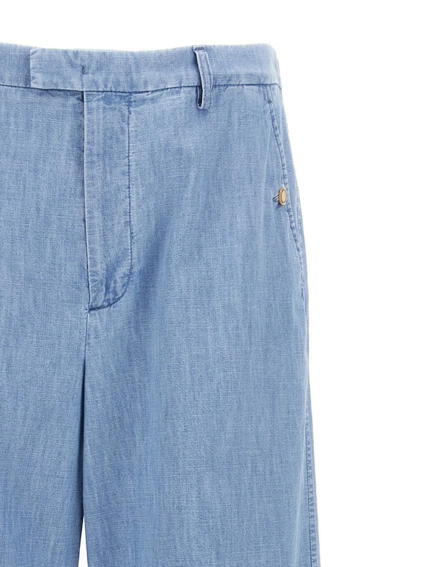 Blue Turn-up Jeans 3