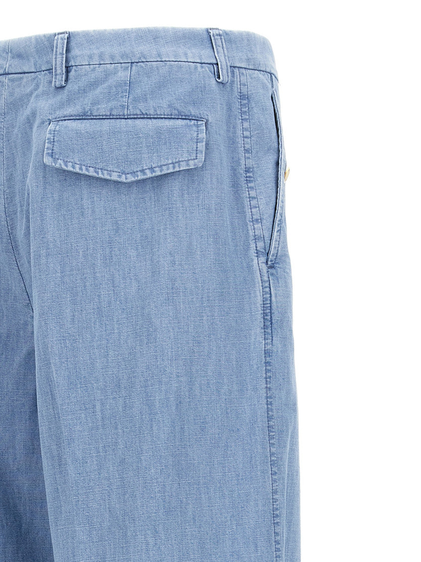 Blue Turn-up Jeans 4