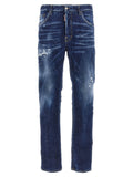 Blue Straight Denim Jeans 1