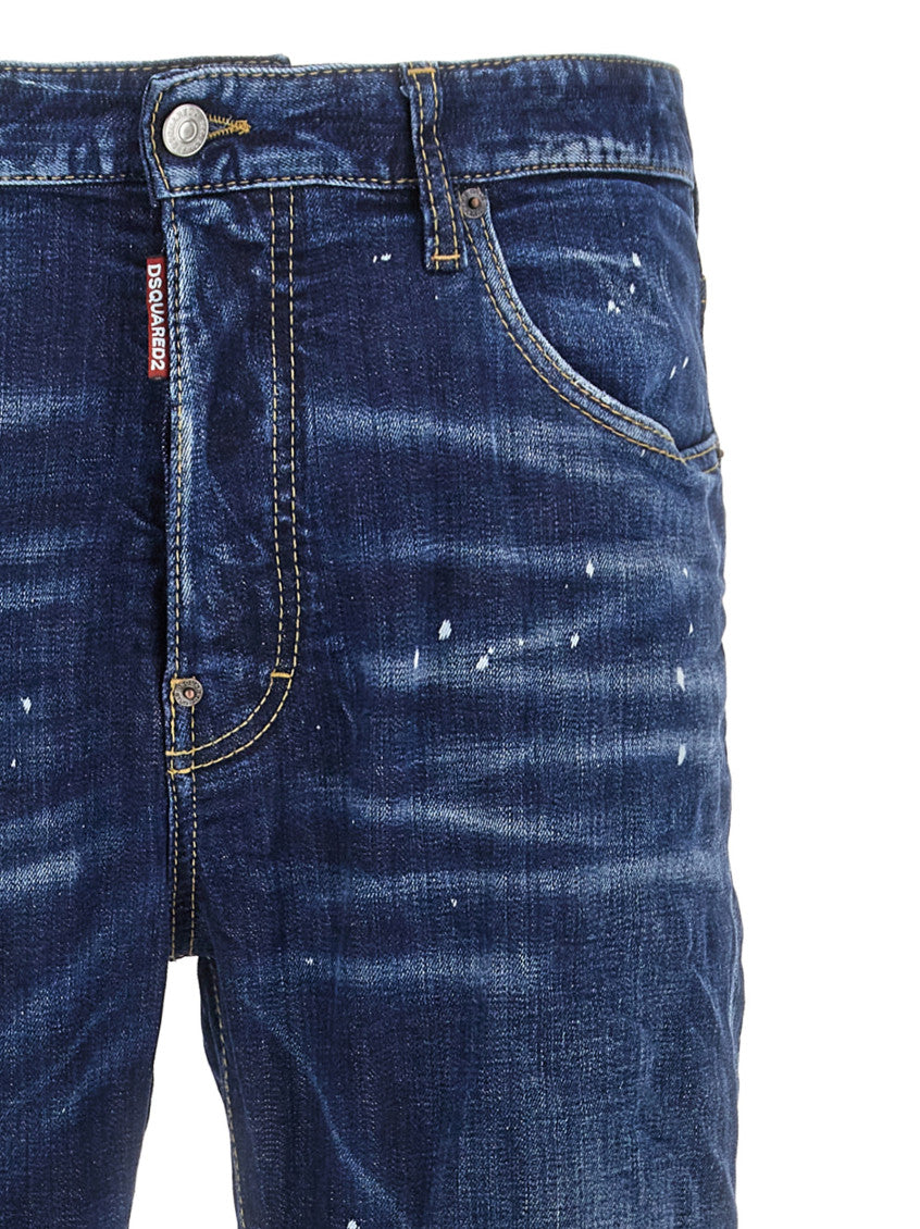Blue Straight Denim Jeans 3