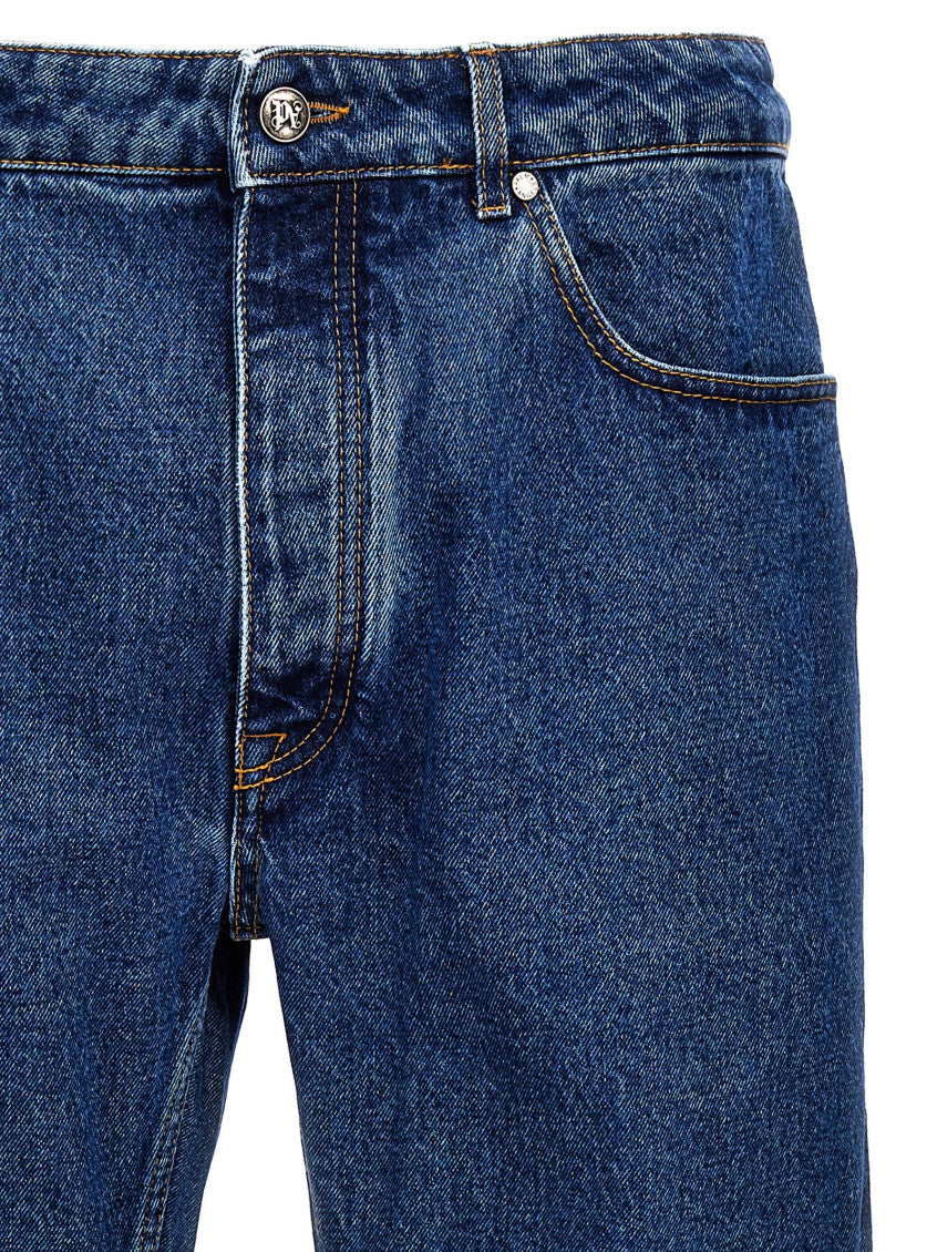 Blue Monogram Jeans 3