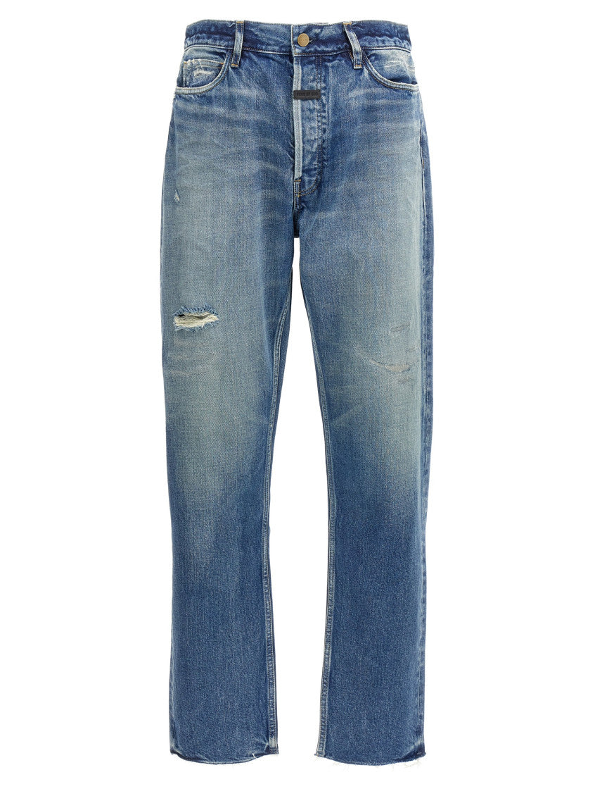 Blue Straight Fit Jeans 1