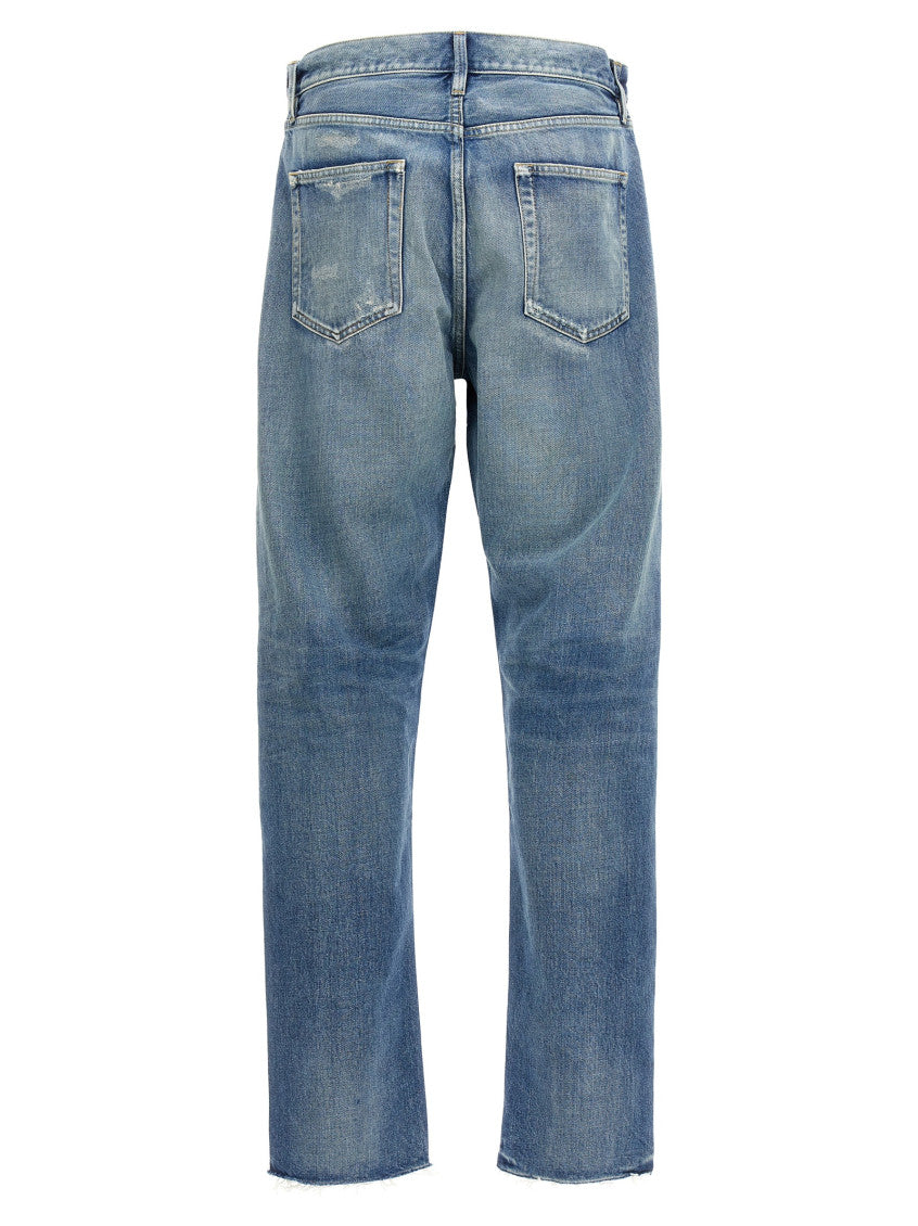 Blue Straight Fit Jeans 2