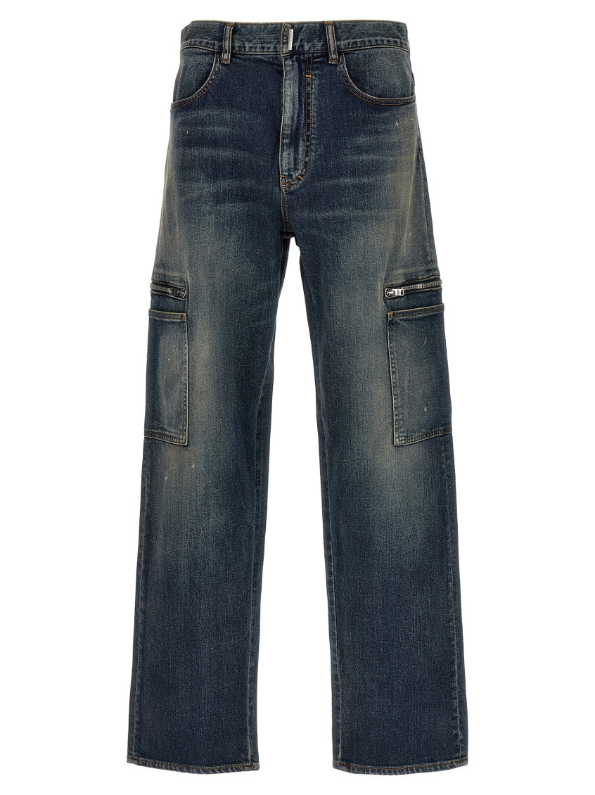 Blue Cargo jeans 1