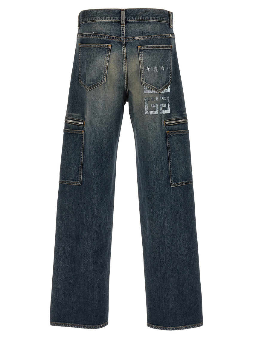 Blue Cargo jeans 2