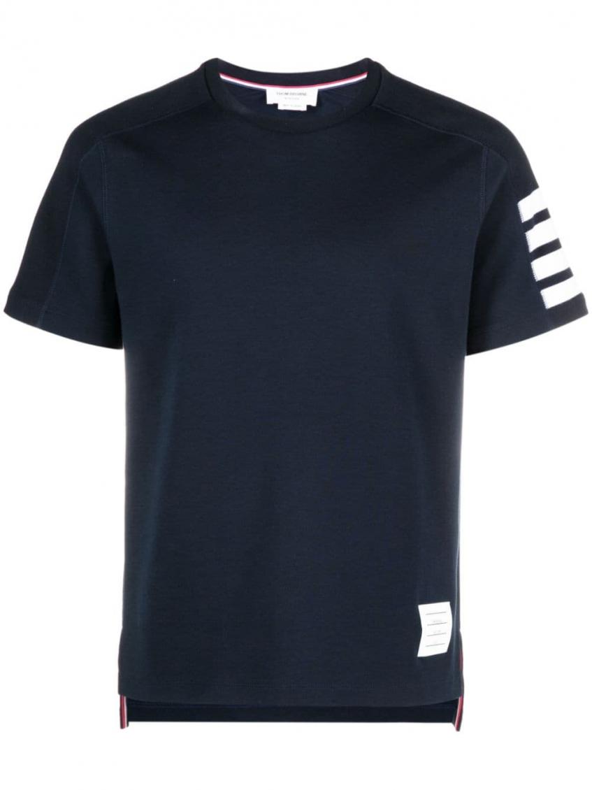 Navy Blue 4Bar Logo T-shirt 2