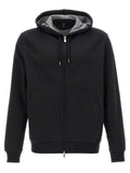 Black Cotton blend hoodie 1