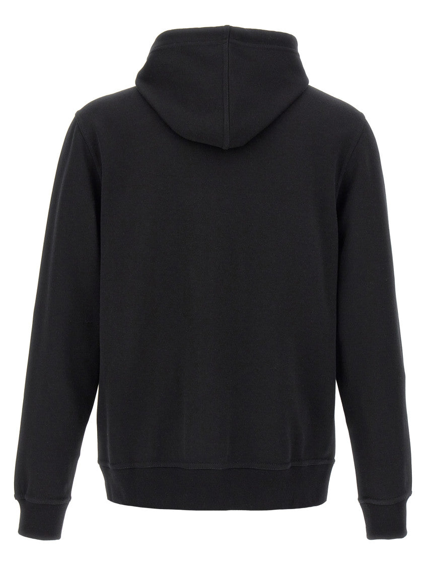 Black Cotton blend hoodie 2