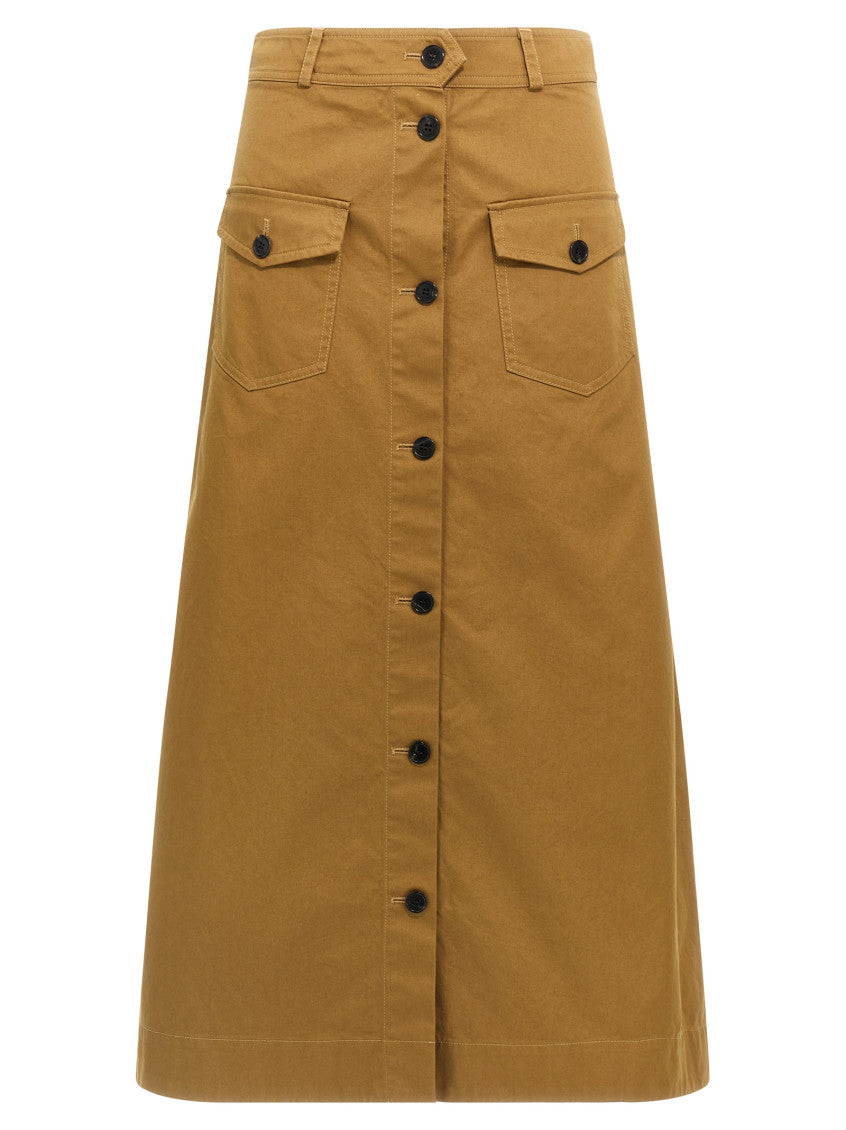 Brown Midi skirt 1