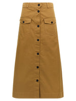 Brown Midi skirt 1