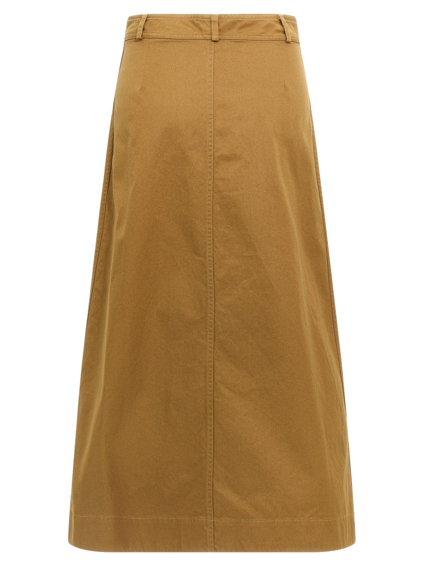 Brown Midi skirt 2