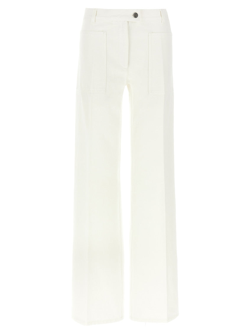 White Straight jeans 1