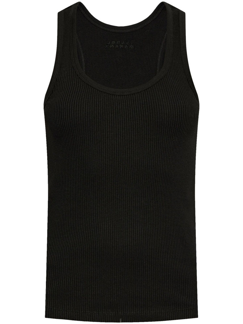 Black Thea Logo-embroidered Vest 1