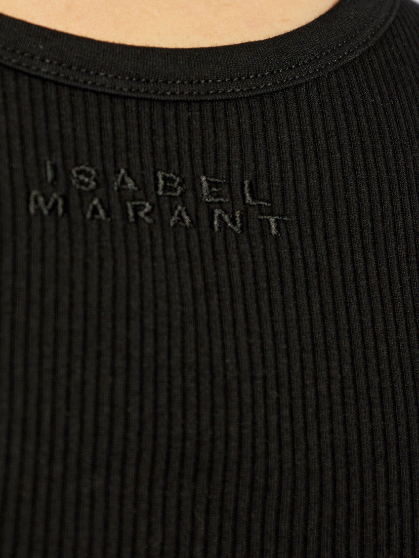 Black Thea Logo-embroidered Vest 5