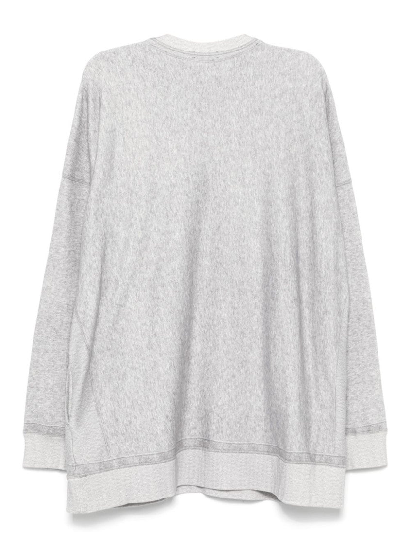 Grey Sweatshirt With Print 2
