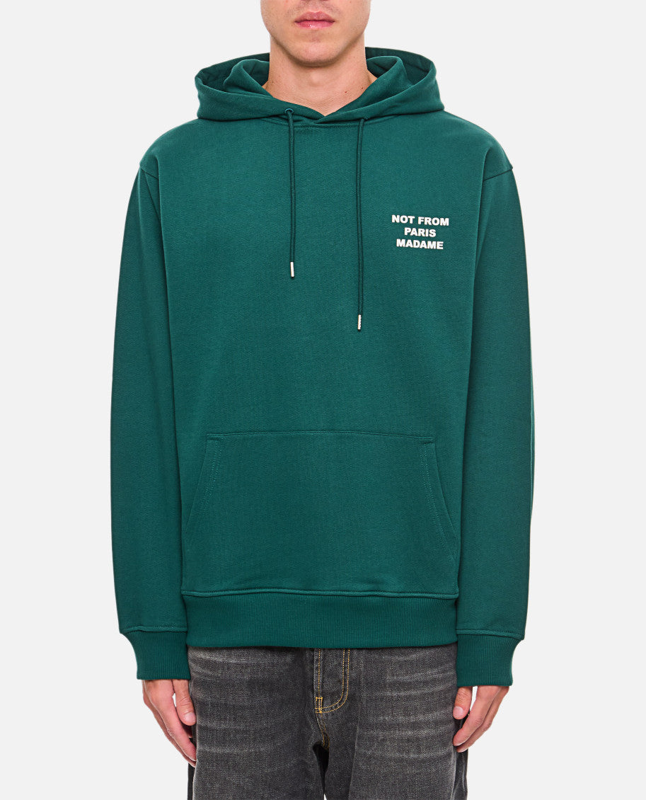 Green Slogan Hoodie 1