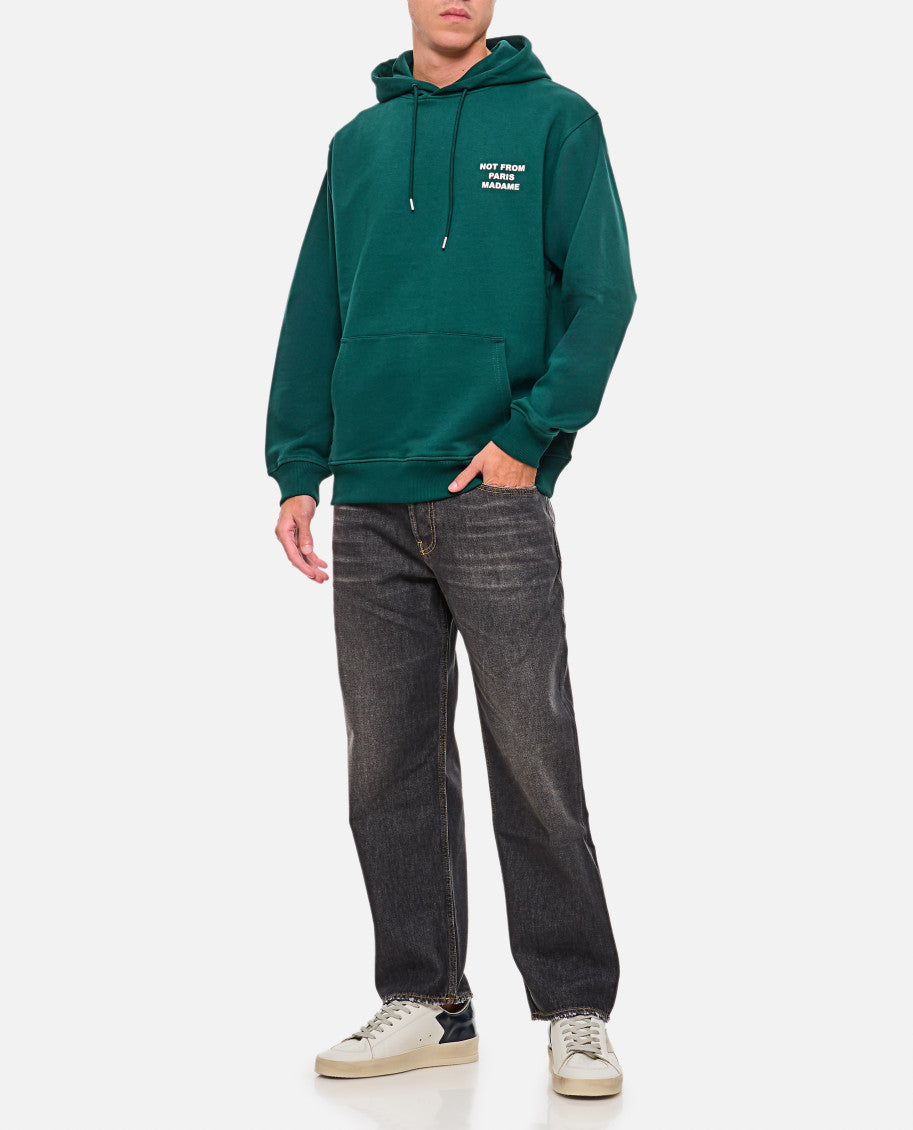 Green Slogan Hoodie 2