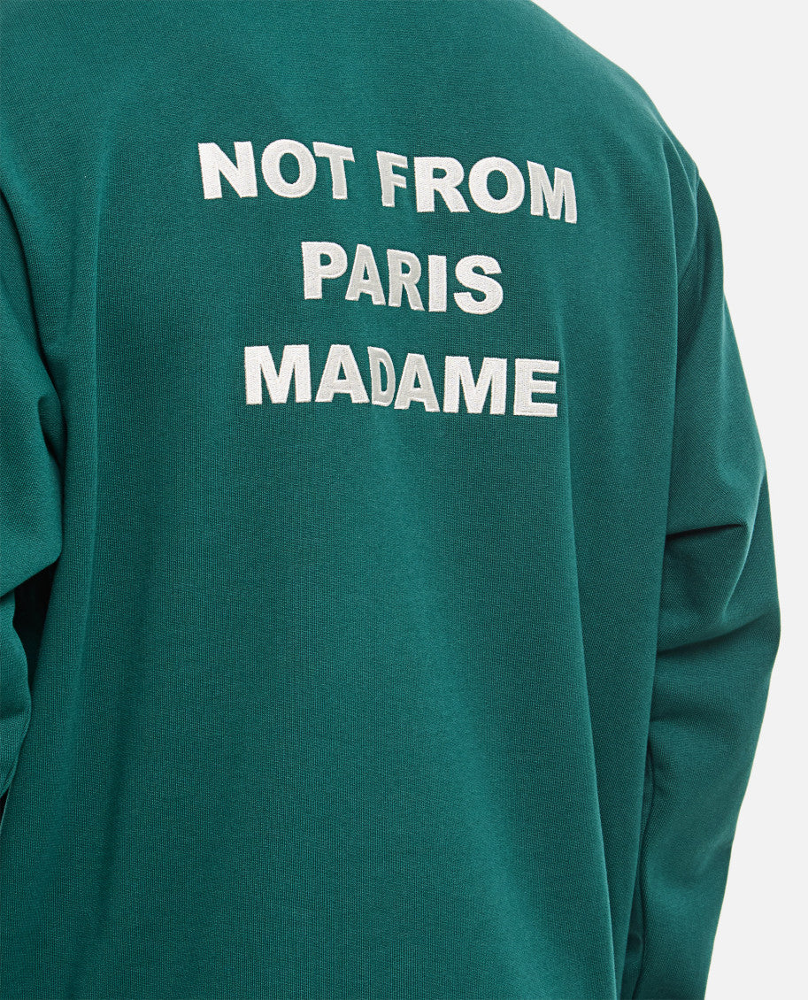 Green Slogan Hoodie 4