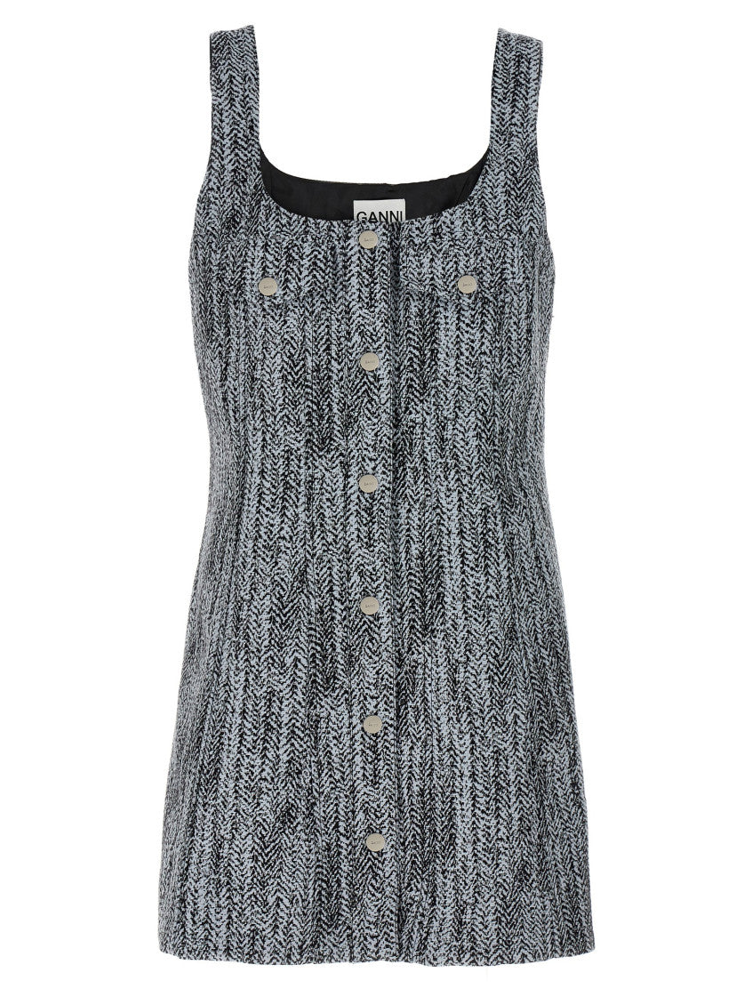 Multicolor Tweed dress 1