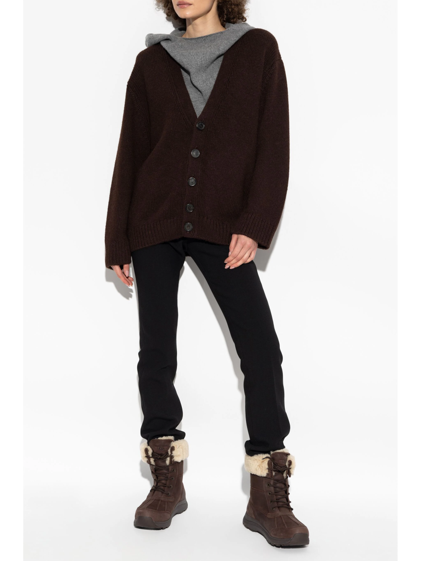 Brown Wool Cardigan 2