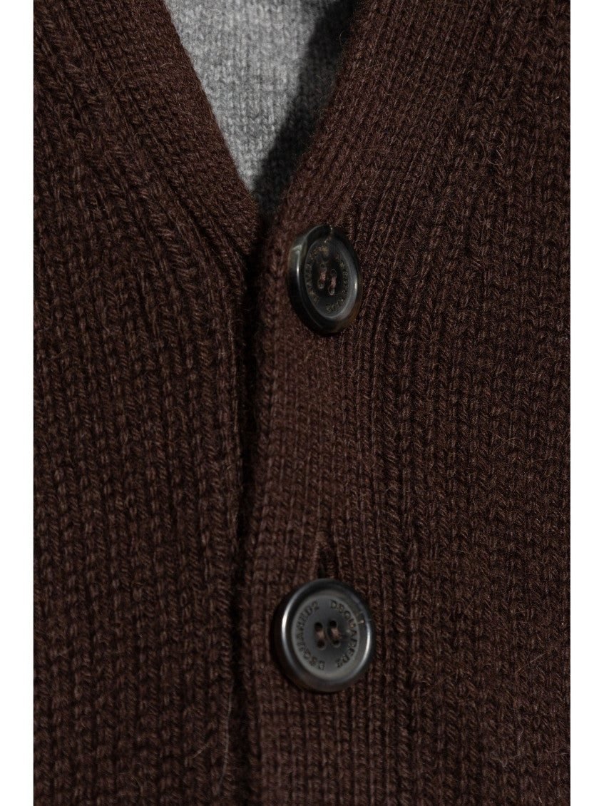 Brown Wool Cardigan 5