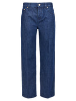 Blue Straight Fit Denim 1