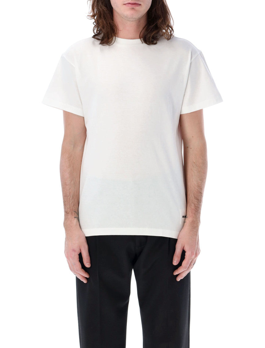 White Logo Patch T-Shirt 1