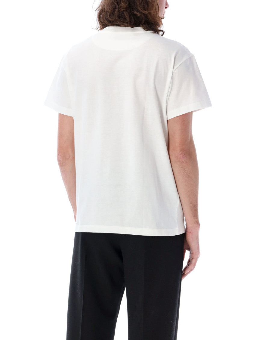 White Logo Patch T-Shirt 2