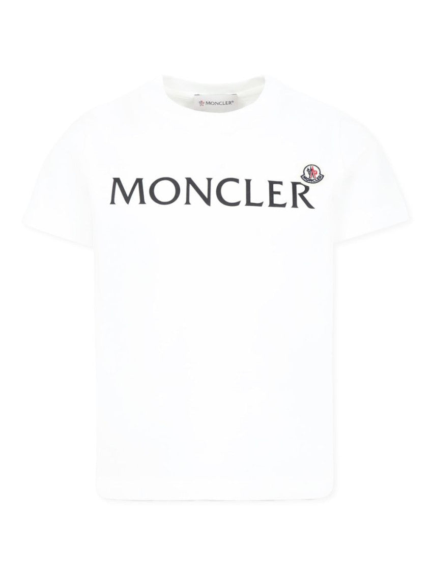 Boys White Logo T-Shirt 1