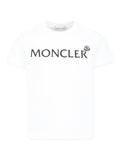 Boys White Logo T-Shirt 1