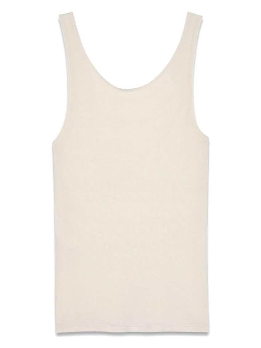 White Sleeveless Top 5
