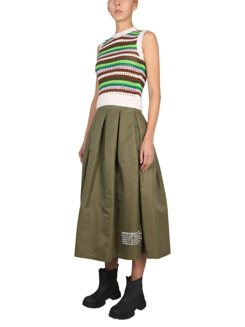 Multicolor Stripes Crew Neck Top 4