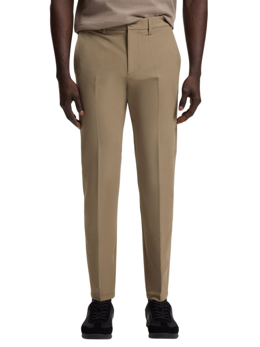 Brown Flat Front Pants 4