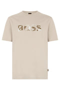 Beige Crew Neck T-Shirt 1