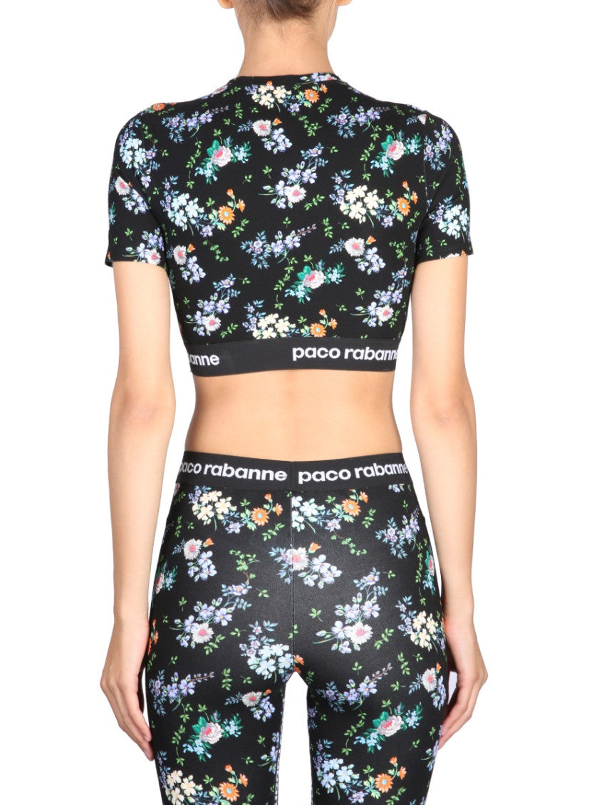 Multicolor Floral Crew Neck Top 2