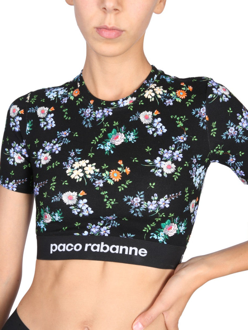 Multicolor Floral Crew Neck Top 3