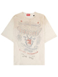 Beige Crew Neck T-Shirt 1