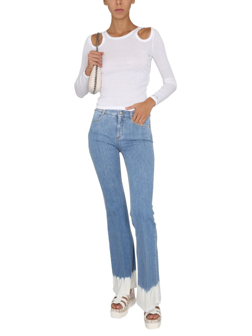 White Solid Round Neck Top 4