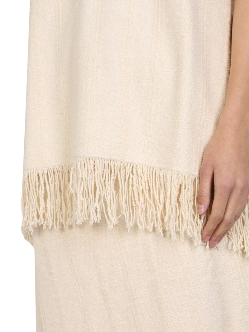 Light Brown Solid V Neck Top 3