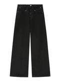 Black Relaxed High Rise Jeans 1