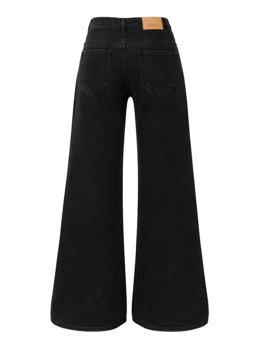 Black Relaxed High Rise Jeans 3