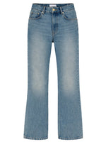 Denim Flared High Rise Jeans 1