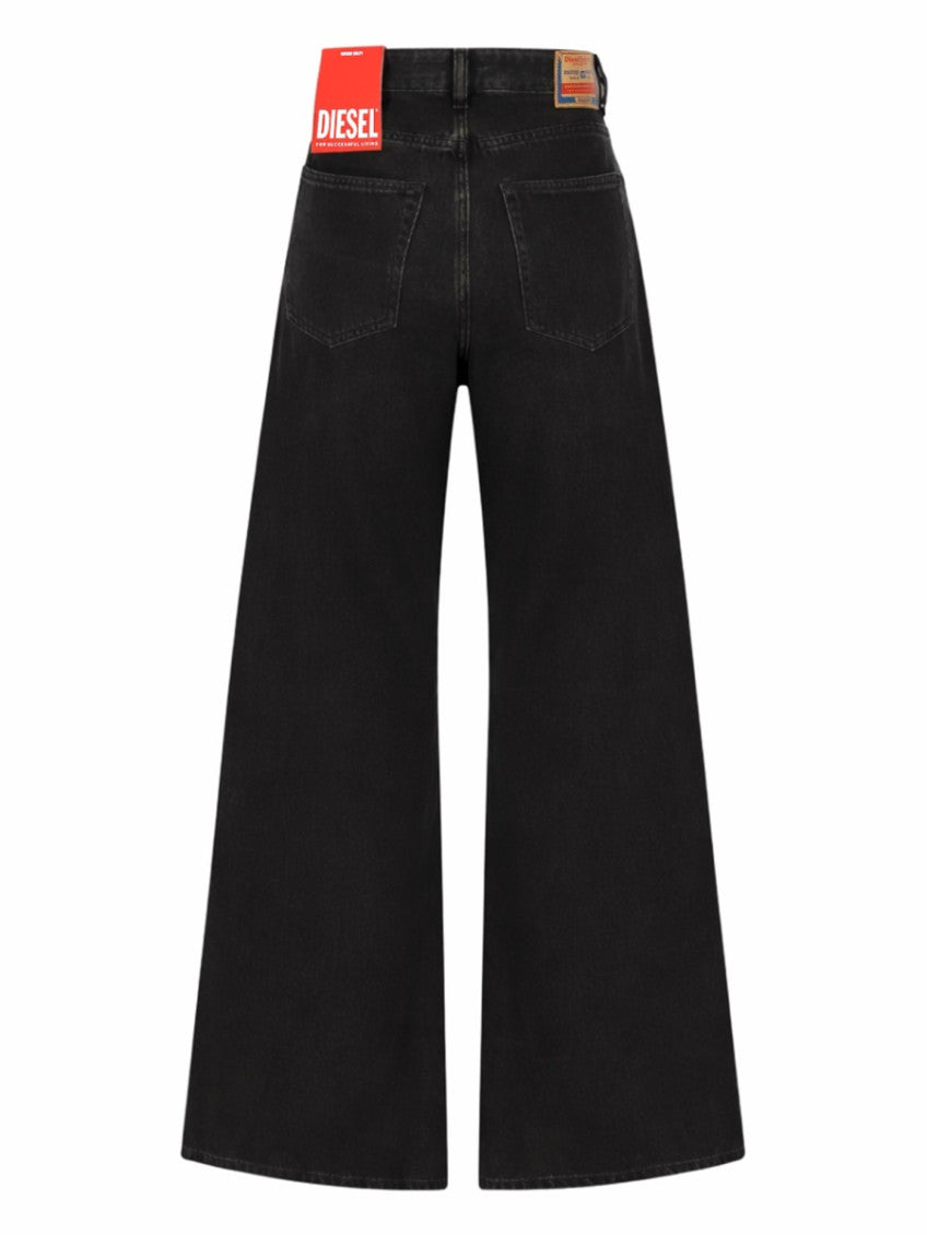 Black Relaxed High Rise Jeans 2