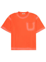 Orange Crew Neck T-Shirt 1