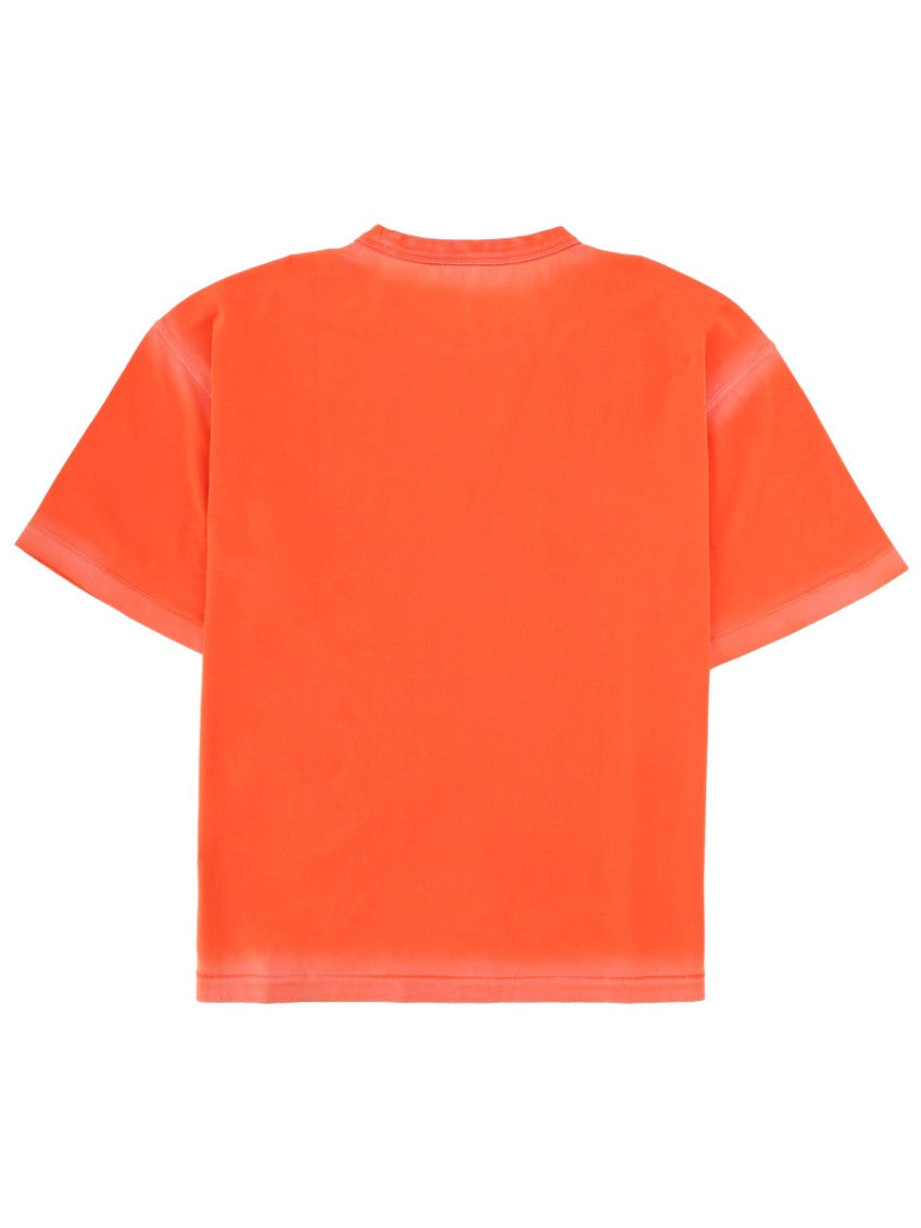 Orange Crew Neck T-Shirt 2