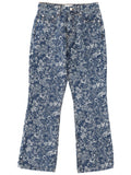 Blue Straight Mid Rise Jeans 1