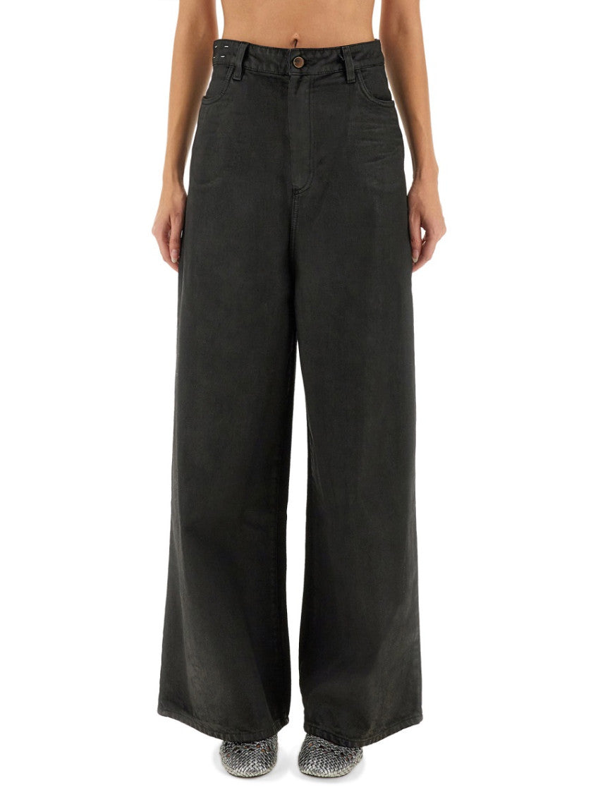 Black Flared High Rise Jeans 1