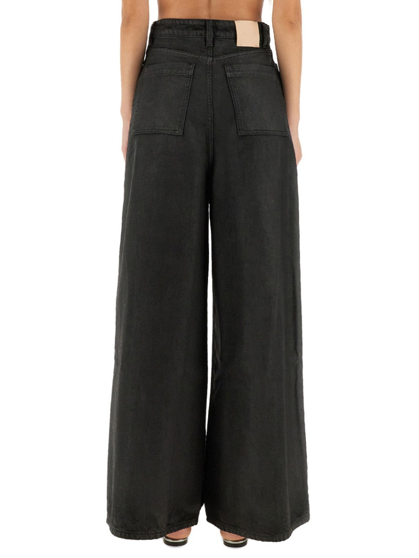 Black Flared High Rise Jeans 3