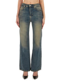 Denim Flared High Rise Jeans 1
