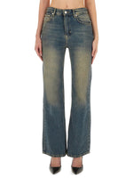 Denim Flared High Rise Jeans 1